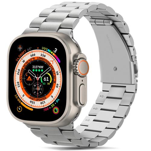 Rakuten - 【送料無料】コンパチブル Apple Watch バンド Ultra 49mm プレミアムステンレススチールメタル交換バンド Apple Watch Ultra2 Ultra (4