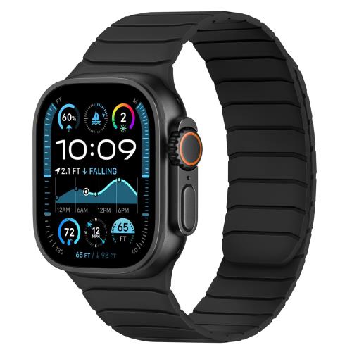 対応モデルとサイズTasikar 磁気シリコンバンド Apple Watch シリーズ 10 46mm(2024)、Ultra 2 (2023) Ultra (2022) 49mm、シリーズ 9 (2023) シリーズ 8 (2022) シリーズ 7 (2021) 45mm、44mm SE (2022) シリーズ 6 (2020) SE (2020) シリーズ 5 (2019) シリーズ 4、42mm シリーズ 3 シリーズ 2 シリーズ 1 全モデルに対応。 強力な磁気時計バンドTasikar シリコン磁気時計バンドには 30 個の厚手の N52 磁石が内蔵されており、手首にしっかりとフィットします。アウトドア スポーツや水中活動にも対応し、激しい運動中に外れる心配はありません。 シリコン コネクタ磁気バンドは高品質のシリコン素材で作られており、コネクタもシリコン製なので時計を傷つけません。時計ストラップ全体が柔らかく快適です。 サイズと重量磁気リンクウォッチバンドは、6.3インチ～9.7インチ（160mm～250mm）の手首にフィットし、男性と女性向けに設計されており、重量はわずか26g/1オンスです。快適で軽量、柔軟性に優れています。 適用シーンこの時計ストラップは洗濯可能、速乾性、防水性、防汗性があり、アウトドア アドベンチャー、ハイキング、登山、ボール遊びなどのアウトドア活動に適しています。対応モデルとサイズTasikar 磁気シリコンバンド Apple Watch シリーズ 10 46mm(2024)、Ultra 2 (2023) Ultra (2022) 49mm、シリーズ 9 (2023) シリーズ 8 (2022) シリーズ 7 (2021) 45mm、44mm SE (2022) シリーズ 6 (2020) SE (2020) シリーズ 5 (2019) シリーズ 4、42mm シリーズ 3 シリーズ 2 シリーズ 1 全モデルに対応。 強力な磁気時計バンドTasikar シリコン磁気時計バンドには 30 個の厚手の N52 磁石が内蔵されており、手首にしっかりとフィットします。アウトドア スポーツや水中活動にも対応し、激しい運動中に外れる心配はありません。 シリコン コネクタ磁気バンドは高品質のシリコン素材で作られており、コネクタもシリコン製なので時計を傷つけません。時計ストラップ全体が柔らかく快適です。 サイズと重量磁気リンクウォッチバンドは、6.3インチ～9.7インチ（160mm～250mm）の手首にフィットし、男性と女性向けに設計されており、重量はわずか26g/1オンスです。快適で軽量、柔軟性に優れています。 適用シーンこの時計ストラップは洗濯可能、速乾性、防水性、防汗性があり、アウトドア アドベンチャー、ハイキング、登山、ボール遊びなどのアウトドア活動に適しています。