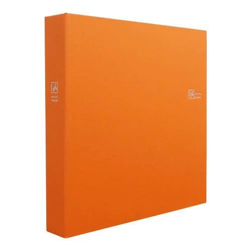 Rakuten - 【送料無料】ネット セラピ カラー 6 面 ポケット アルバム l 判 480 枚 収納 リフレッシュ オレンジ