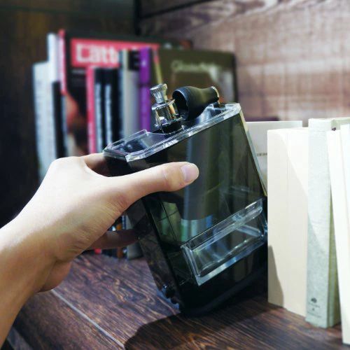 【送料無料】HARIO (ハリオ) 手挽き コーヒーミル クリア コーヒーグラインダー MXR-2TB ブラック 3