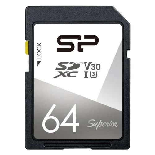 Rakuten - 【送料無料】シリコンパワー SDカード 64GB UHS-I U3 V30 4K 対応 Class10 最大転送速度 100MB/s 5年保証 SP064GBSDXCV3V10