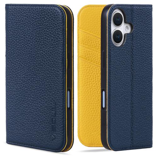 Rakuten - 【送料無料】VISOUL iPhone16 対応 ケース 手帳型 本革 MagSafe対応 アイホン16 手帳型ケース 横置きスタンド機能 スマホケース あいふ