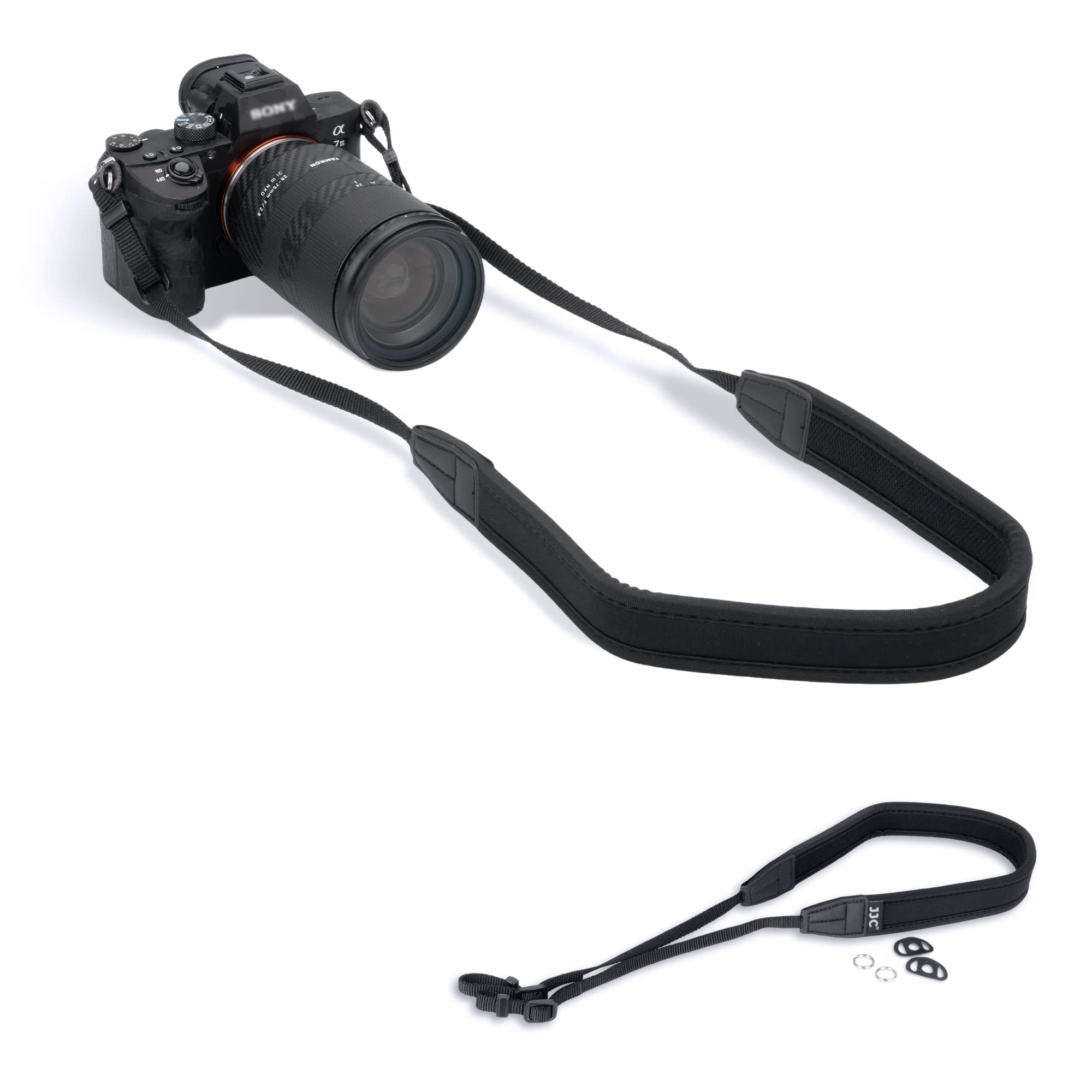 Rakuten - 【送料無料】ミラーレスカメラ ネックストラップ ショルダーベルト Sony ZV-1 II ZV-E10 A7C A6700 A6600 A6500 A6400 A7 IV III A7R V