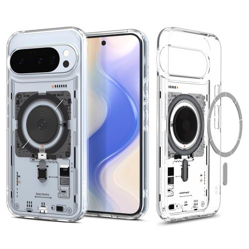 Rakuten - 【送料無料】Spigen Pixel 10 / 10 Pro ケース クリア ユニーク 黄変遅延 透明 二重構造 米軍MIL規格 ウルトラ?ハイブリッド?マグフィッ
