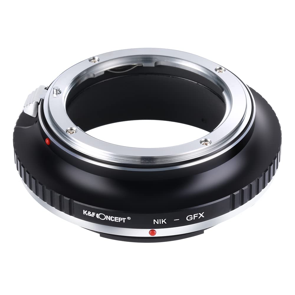 Rakuten - 【送料無料】KF Concept マウント変換アダプター Nikon-GFX レンズマウントアダプター ニコンFマウントレンズ 富士フィルム Gマウントカ