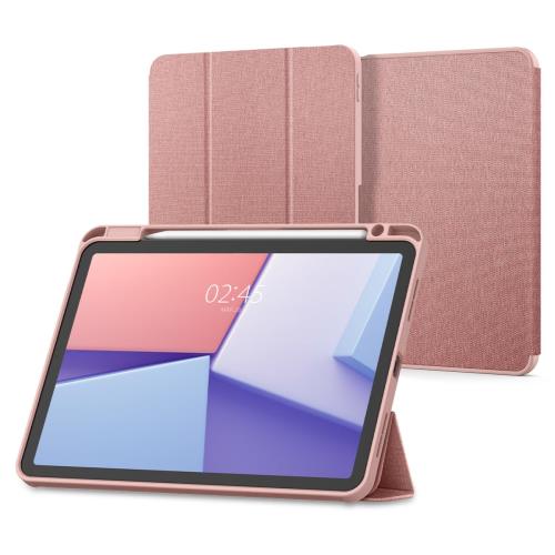 Rakuten - 【送料無料】Spigen iPad Air 11 インチ (2024) / 10.9 インチ (2022/2020) ケース スタンド 耐衝撃 すり傷防止 ファブリックカバー オ