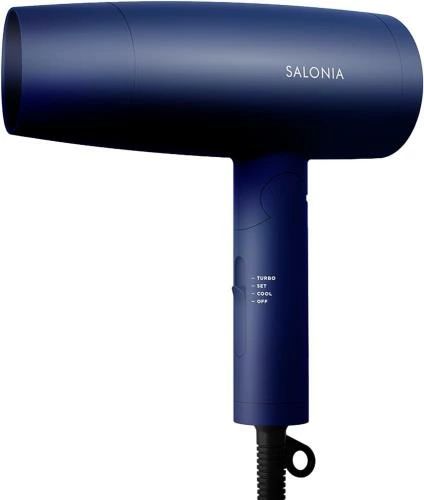 【送料無料】SALONIA サロニア スピーディーイオン ドライヤー 大風量 速乾 軽量 マイナスイオン ヘアドライヤー SL-013ANV ネイビー conductdriver1-10017074 Conductドライバー 楽天市場店 パッケージ画像