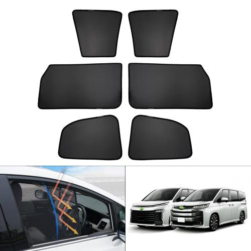 Rakuten - 【送料無料】2025最新型高密メッシュ＆遮蔽遮熱 Cartist トヨタ 新型 ヴォクシー ノア 90系 メッシュカーテン VOXY NOAH 4代目 R90W型 R