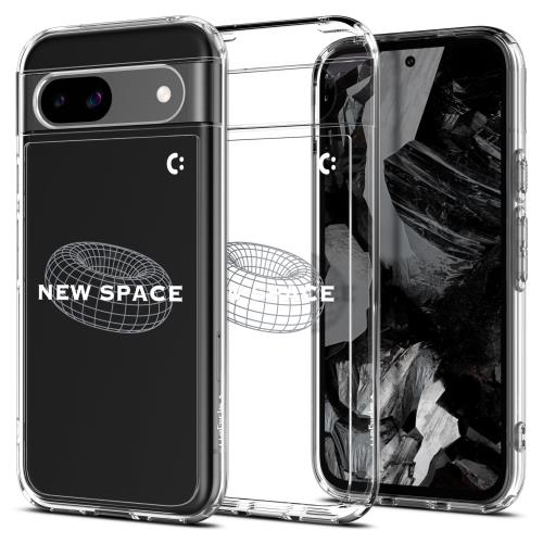 Rakuten - Spigen X コラボレーション Pixel 8a ケース クリア ストラップホール 米軍MIL規格 ウルトラ?ハイブリッド ACS07609-XP04062 (クリスタ