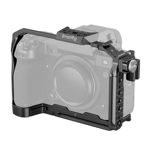 SmallRig X-H2 / X-H2S カメラフルケージ FUJIFILM X-H2 / X-H2S用 HDMI 用ケーブルクランプと HawkLock クイックリリース