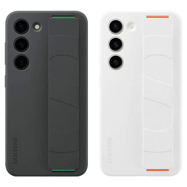 Rakuten - 【送料無料】Galaxy S23 ケース 純正 シリコン グリップ ケース Silicone Grip Case EF-GS911 海外純正品 [並行輸入品] 携帯クリーナー