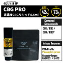 【12月からも使える】新基準対応【高濃度】CBG リキッド KUSH JP CBG PRO 0.5ml カンナビノイド 73% 麻テルペン パイナップルエクスプ...