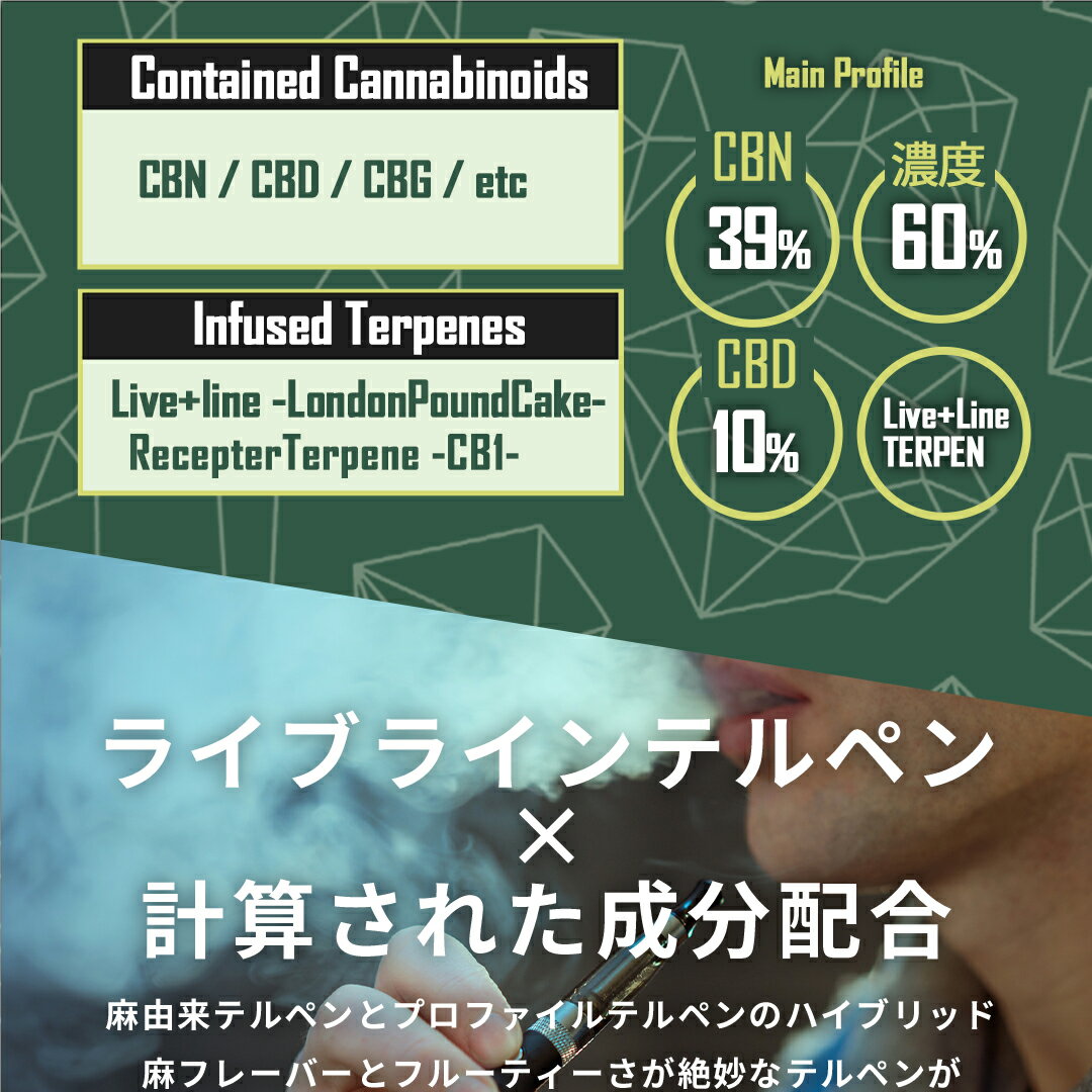 �ڥ���ǥ���ͥ���۹�ǻ�� CBN CBD CBG �ꥭ�å� 1.0ml CouchLock�ھ��Ը�����H4CBH CRDP �����ȥ�å� �٥��� vape ����ʥӥ� �ƥ�ڥ� ������ ���ť��졼�� ���ȥޥ����� vg pg �Ի��� cbd �Żҥ��Х� �ڥ� cbn�ꥭ�å� �� ������ 510���� KUSH JP �إ�� cbn���å���