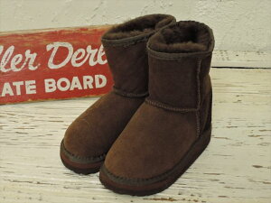 THE SANDALMAN KIDS SHEEPSKIN BOOTS [BROWN] / ޥ å ץ֡