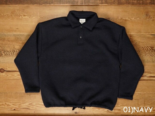 JACKMAN : WOOL HIMO POLO " JM7382 " / ジャックマン ウール ヒモ ポロ