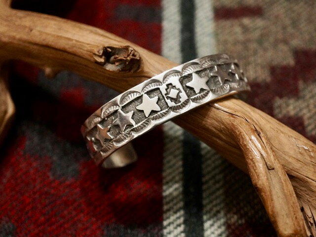 INDIAN JEWELRY NAVAJO SILVER BANGLE [EMERSON KINSEL] / ǥ 奨꡼ ʥХ  СХ󥰥