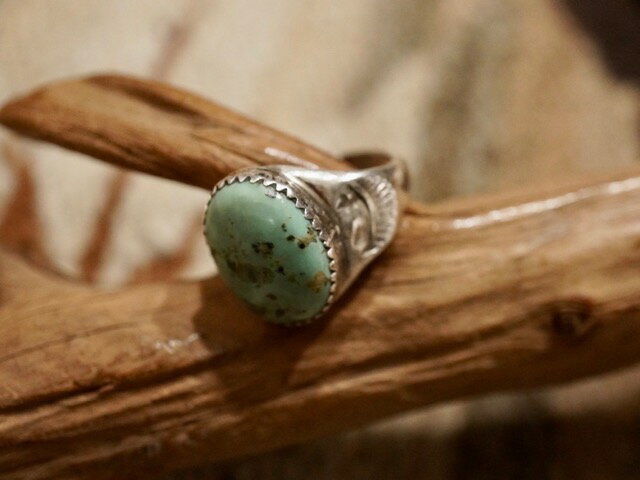 INDIAN JEWELRY NAVAJO TURQUOISE RING / CfBA WG[ ioz ^[RCYO