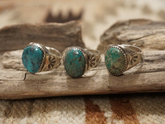 INDIAN JEWELRY NAVAJO TURQUOISE RING / CfBA WG[ ioz ^[RCYO