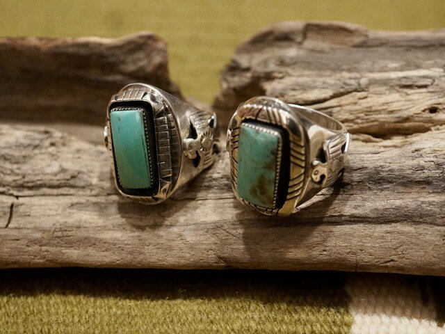 INDIAN JEWELRY NAVAJO TURQUOISE RING [DAVID LOPEZ] / ǥ 奨꡼ ʥХ 