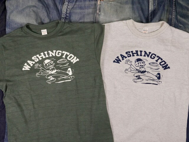 WARE HOUSE: Lot 4601 S/S T-SHIRTS “ WASHINGTON “ / ウェアハウス Lot 4601 ショート スリーブ Tシャツ