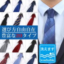 ネクタイ 洗える 選べる21〜40タイプ レギュラー タイ ...
