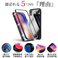 送料無料背面ガラスiPhoneXSケースiPhoneXSmaxケースiphonexiphone8ケースiphone7ケーススマホiphone8Plusケースクリアケースシンプルマグネットケースガラスケースアルミiphoneケース
