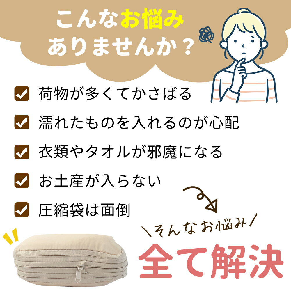 ≪クーポン利用で1,040円!!≫ トラベルポーチ ＼お得な3点 セット ／ 旅行 用 圧縮 袋 バッグ 4サイズ 衣類 バッグインバッグ おむつ ポーチ 収納 ファスナー 軽量 出張 仕分け 撥水 防災 メンズ レディース スペース 圧縮袋 パッキング 旅行用圧縮袋 収納バッグ 大容量 2