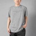 alexander wang / アレキサンダーワン / BI-COLOR ACID TEE WITH EMBOSSED LOGO / コットンジャージー バイカラーtシャツ (アシッドフォグ) 24春夏 / 国内正規取り扱い