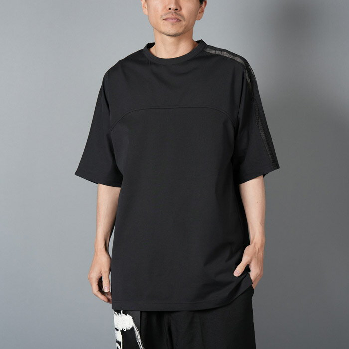 【Fashion THE SALE 30%↓ ★6/28(土)10:00スタート!!7/12(土)09:59まで】Y-3 / ワイスリー / M MESH 3 SS TEE / メンズ メッシュ スリーストライプ ショートスリーブTシャツ (ブラック) 25春夏 / 国内正規取り扱い