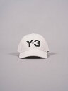 【国内正規取り扱い】 Y-3 / ワイスリー / Y-3 LOGO CAP / ワイスリー ロゴキャップ (オフホワイト) / ヨウジヤマモト / 23秋冬