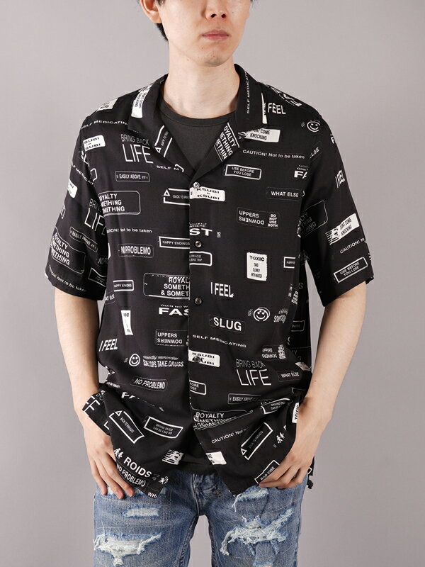 Ksubi Xr YOU HAVE BEEN WARNED RESORT SS SHIRT / [ nu r[ ][g Vc(ubN) K戵X