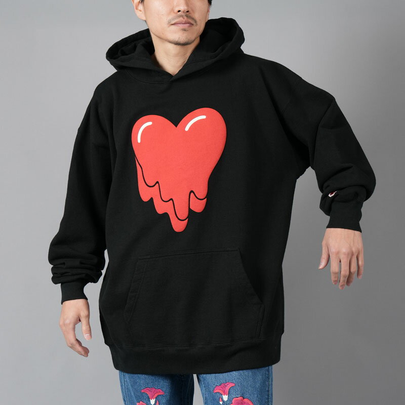 Emotionally Unavailable / G[Vi[EAxCu / HEART LOGO HOODIE / n[gS t[fB[ (ubN) 24t / K舵