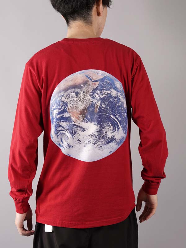 GEO WI ONE EARTH LONG SLEEVE T-SHIRT T (bh) Kanye West JjGEGXg YEEZY C[W[ n DONDA K戵X