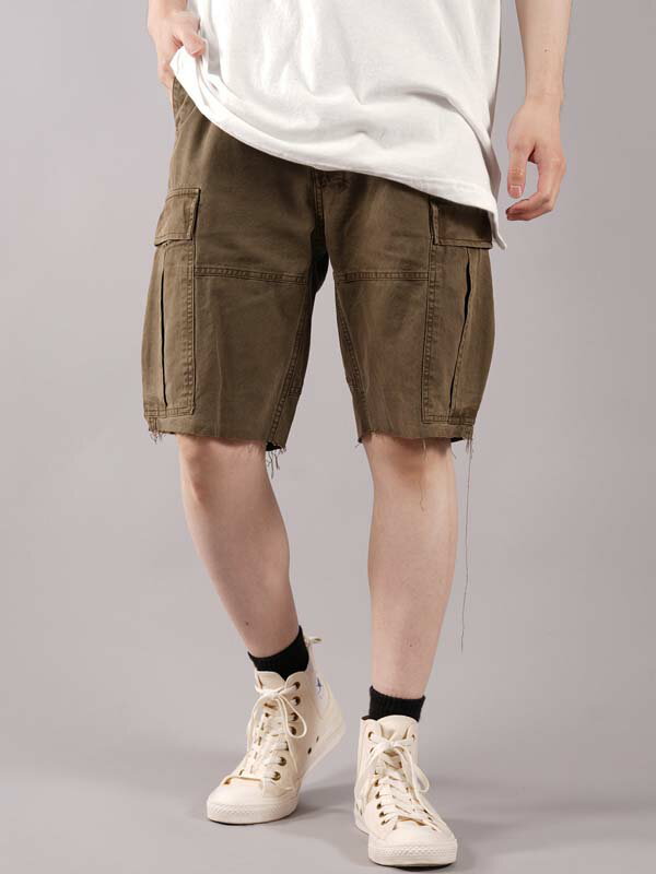 Ksubi スビ RAWS CARGO SHORT カーゴショーツ ショートパンツ カーキ メンズ 正規取扱店