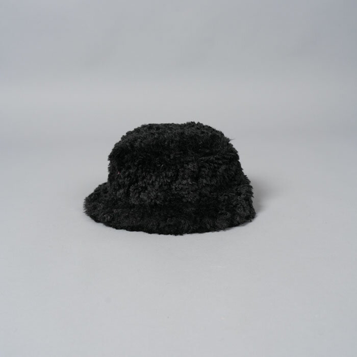 BASICKS / ベーシックス / Faux Fur Big Bucket Hat / フォックスファー ビッグ バケットハット (ブラック) / 国内正規取り扱い