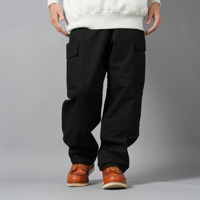 乐天商城 - LASTMAN / ラストマン / RIPSTOP CARGO PANTS / リップストップカーゴパンツ (ブラック) / 国内正規取り扱い