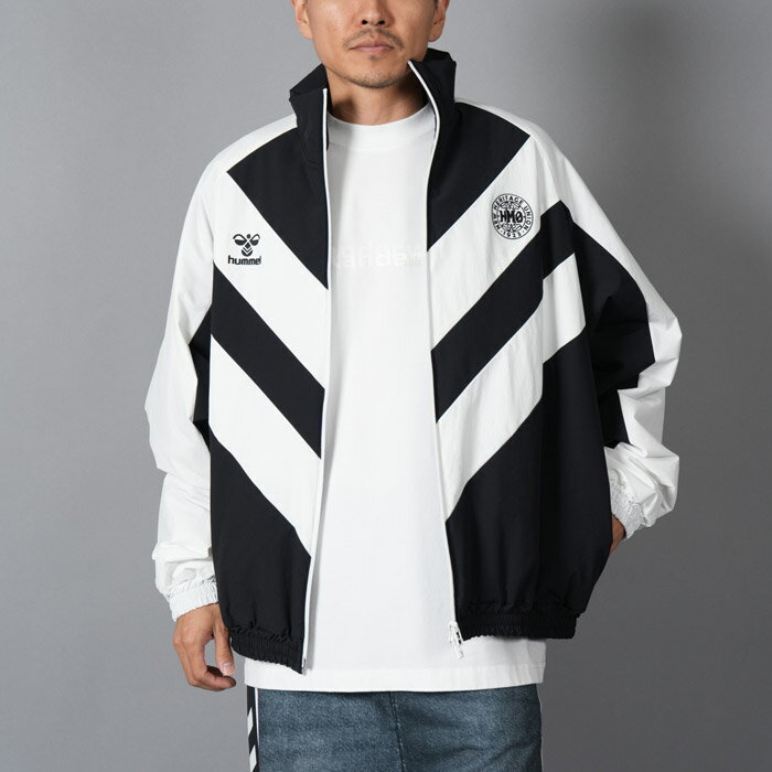 乐天商城 - HUMMEL 00 / ヒュンメル オー / CORDURA CHEV PUFF JACKET / パフジャケット (ブラック/ホワイト) 国内正規取り扱い