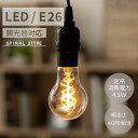 LED電球 e26 おしゃれ フィラメント電球 エジソンバルブ 電球色 エジソン電球 40w led 電球 90lm 電球色40W ハート スパイラル ボール球 フィラメント LED led ボール電球クリア led電球 E26口金 昼白色 電球色 モダン 北欧 レトロ ヴィンテージ