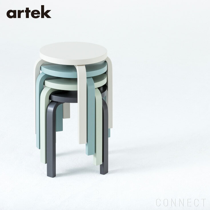 Artek(アルテック) / STOOL E60 (スツールE60) / バーチ材・ブラックラッカー仕上げ [2]