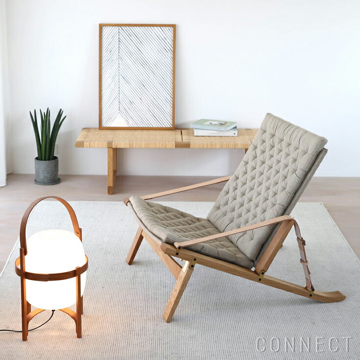 CARL HANSEN & SON（カール・ハンセン＆サン） FK11 PLICO CHAIR（プリコチェア） / オーク材・オイル仕上げ・ナチュラルキャンバス / ラウンジチェア