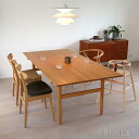 yDINING SET Ly[ΏہEpt10{zCARL HANSEN & SON iJ[EnZTj / CH327 _CjOe[u / I[NށEICdグ / 190~95cm