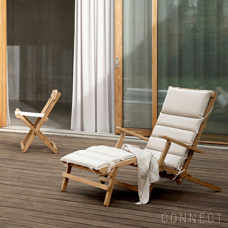 CARL HANSEN SON （カールハンセン＆サン） BM5565 / DECK CHAIR SERIES フットレスト付きデッキチェア（クッション付き） / チーク材