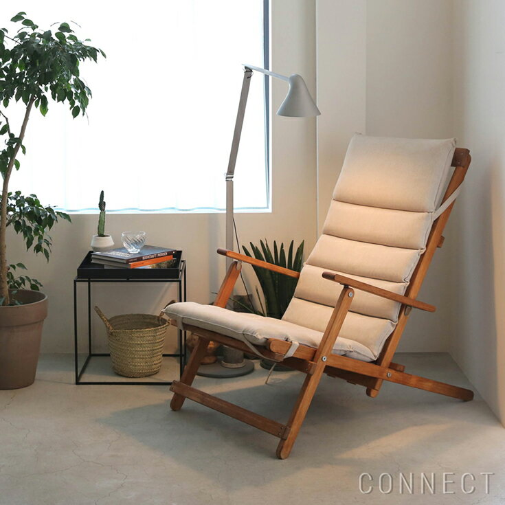 CARL HANSEN SON （カール ハンセン＆サン） BM5568 DECK CHAIR（BMアウトドアシリーズ デッキチェア） / チーク材 クッション付き