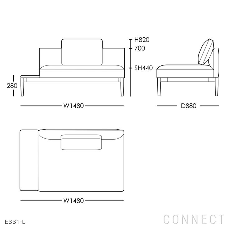 ��LIVING SET �����ڡ����оݡ�CARL HANSEN & SON�ʥ����롦�ϥ󥻥������� EMBRACE SOFA�ʥ���֥쥤�����ե��˥��å� / E331��E311��E321 / �������ࡦ������ž夲 / Hallingdal�ʥϥ������