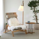 CARL HANSEN & SON （カール・ハンセン＆サン）FK10 PLICO CHAIR（プリコチェア） / オーク材・ホワイトオイル仕上げ・ナチュラルキャンバス / ハイバック ラウンジチェア