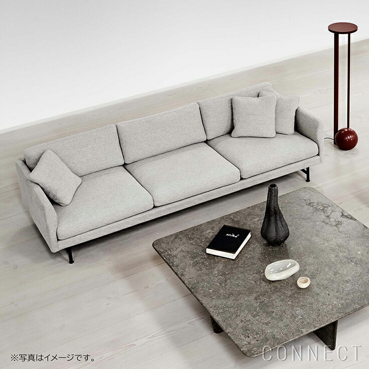 FREDERICIA（フレデリシア） / Calmo Sofa（カルモソファ） / Model 5623 / 3シーター 80サイズ / マットクロームベース / Clay 13（クレイ）