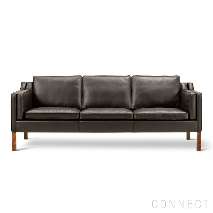 FREDERICIA（フレデリシア） / Mogensen 2213 Sofa（モーエンセンソファ） / Model 2213 / ウォルナット材・オイル仕上げ / Organic 906 / 3人掛け