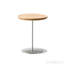 FREDERICIA（フレデリシア） / Pal Side Table（パルサイドテーブル） / Model 6751 / オーク材 ライトオイル仕上げ / ステンレスベース / Φ37.5cm