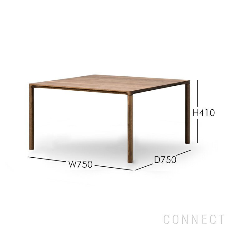 FREDERICIA（フレデリシア） / Piloti Wood Coffee Table（ピロッティウッドコーヒーテーブル） / Model 6720 / オーク材・スモークドオイル仕上げ / 75×75cm