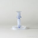 HAY(ヘイ) / FLARE STRIPE MILK M(キャンドルホルダー) / ブルー / 14cm(3)
